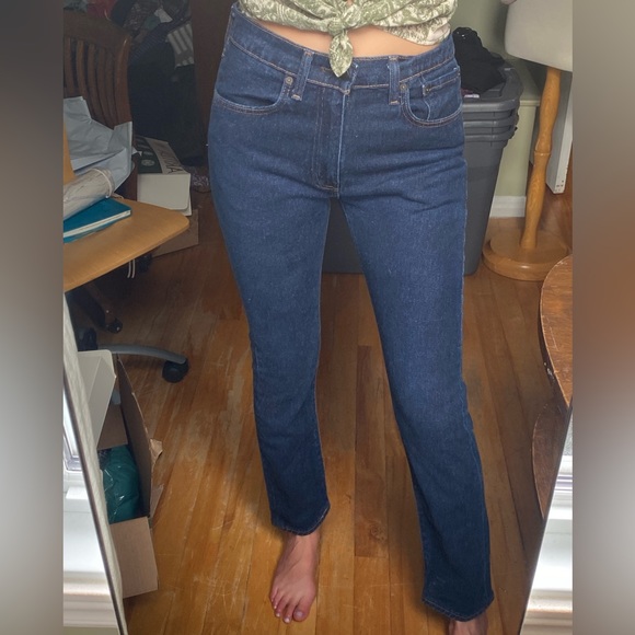 Levi’s 505s Dark Wash Straight Leg Jeans - Picture 3 of 8